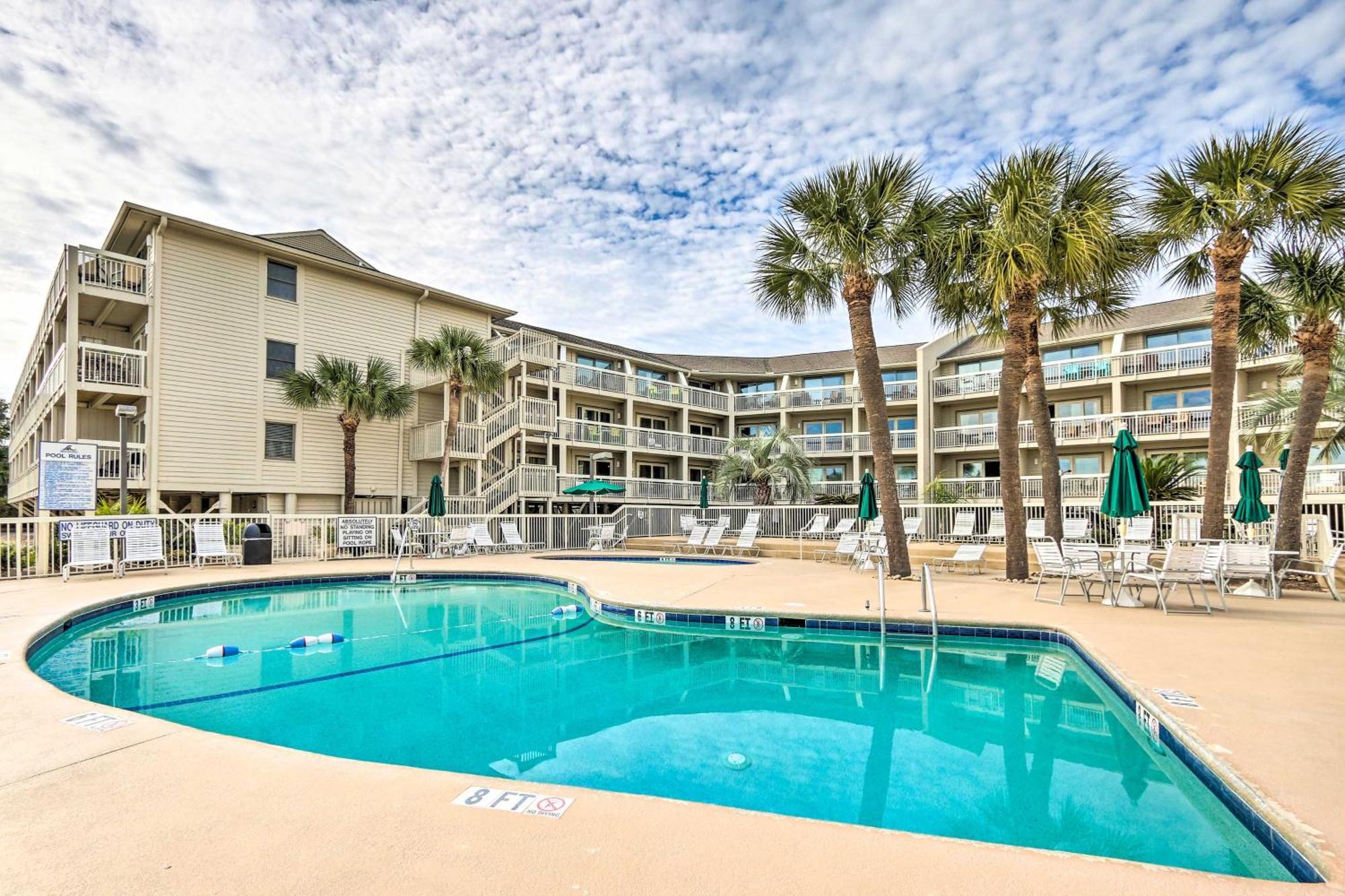 Beachfront Condo With Pool Access In Hilton Head! ฮิลตันเฮดไอส์แลนด์ ภายนอก รูปภาพ