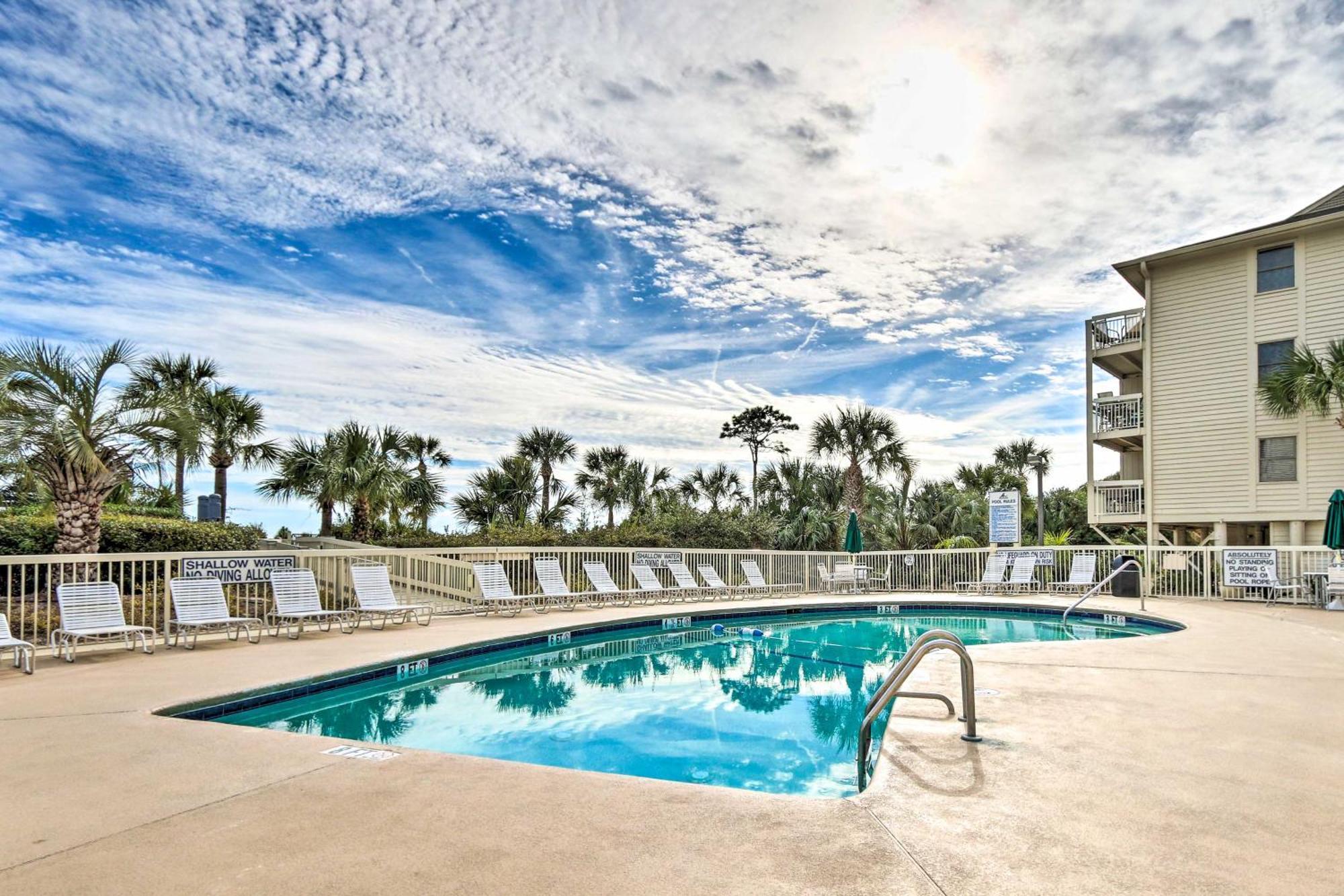 Beachfront Condo With Pool Access In Hilton Head! ฮิลตันเฮดไอส์แลนด์ ภายนอก รูปภาพ